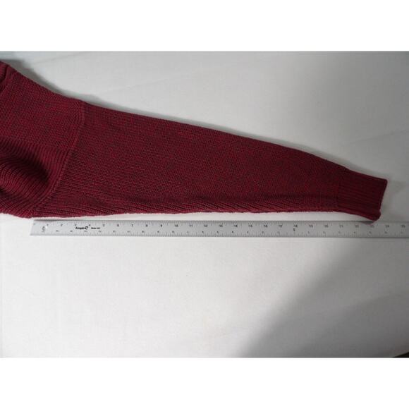 Red Head Mens Sweater XL Knit Heavy Red Cable Pullover Fishermen Grandpa - Picture 8 of 8